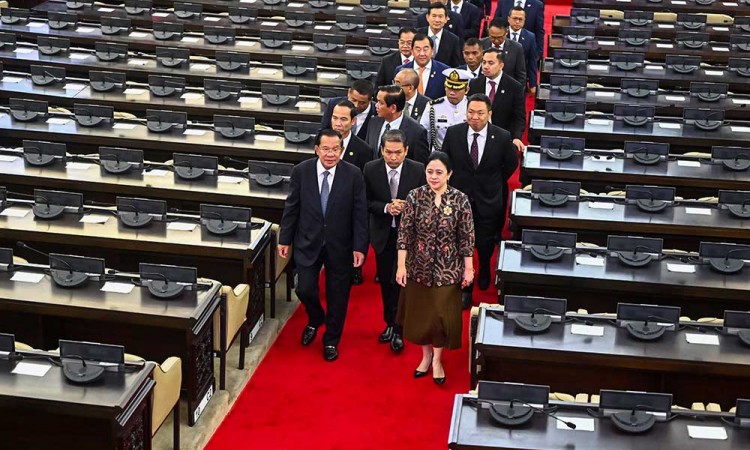 Puan Maharani Terima Kunjungan Presiden Senat Kerajaan Kamboja