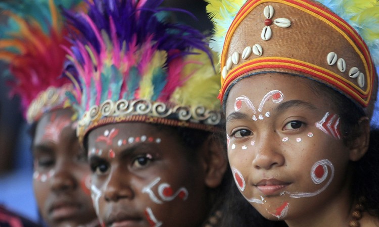 Perayaan Hardiknas di Papua