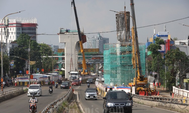Progres LRT Jakarta Fase 1B
