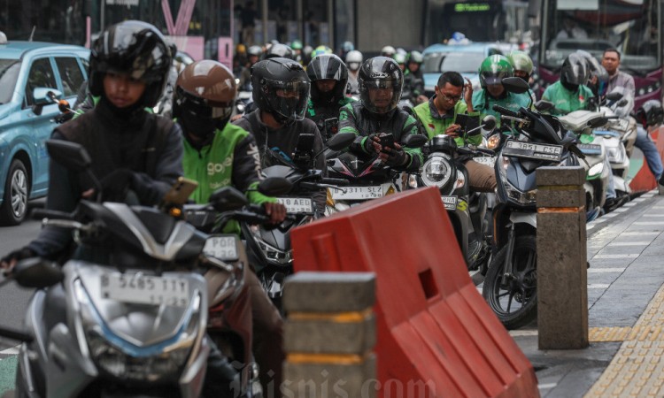 Suasana Kota Jakarta Jelang Demo Mitra Driver Ojek Online (Ojol)