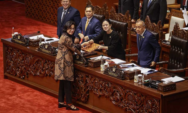 Sri Mulyani Sampaikan Paparan Kerangka Ekonomi Makro dan Pokok-Pokok Kebijakan Fiskal (KEMPPKF) RAPBN