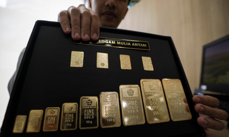 Harga Emas Batangan Alami Penurunan