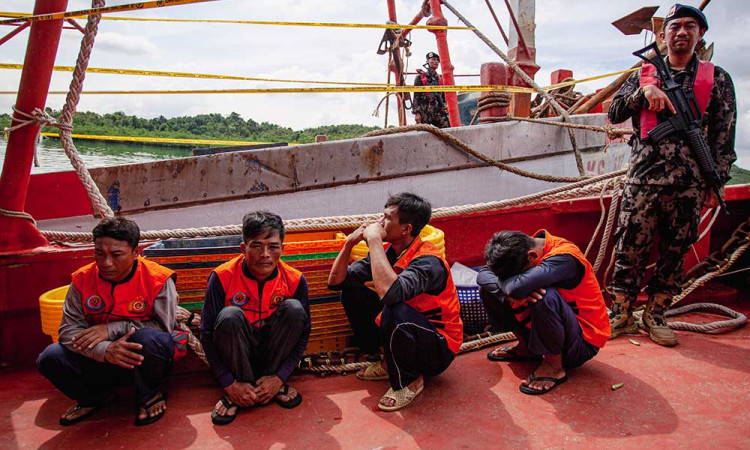 KKP Amankan Dua Kapal Ikan Asing Berbendera Vietnam di Kepulauan Riau