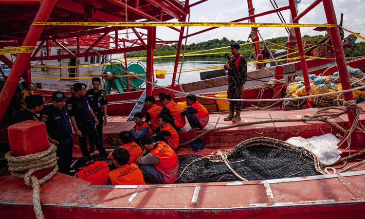 KKP Amankan Dua Kapal Ikan Asing Berbendera Vietnam di Kepulauan Riau