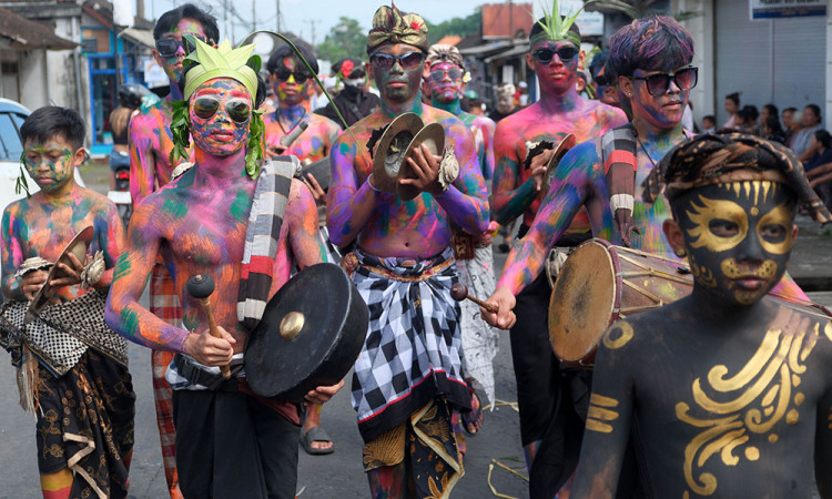 Tradisi Ngerebeg di Desa Tegallalang Bali