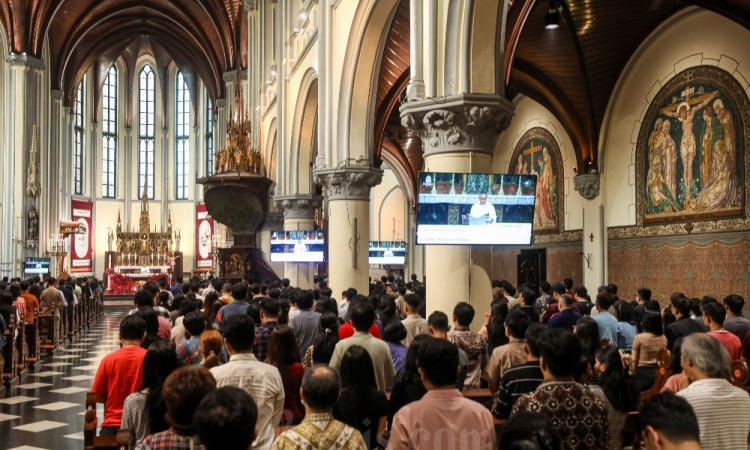 Gereja Katedral Gelar Misa Kenaikan Yesus Kristus
