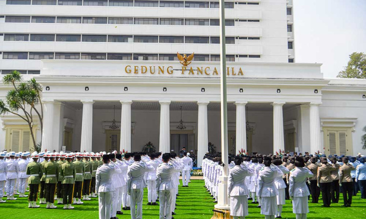 Presiden Prabowo Subianto Pimpin Upacara Hari Lahir Pancasila