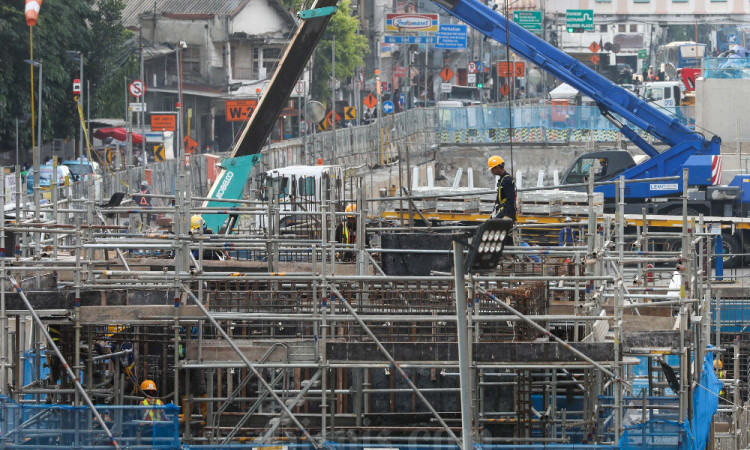 Pembangunan Stasiun MRT Glodok dan Kota Telah Mencapai 73,32%