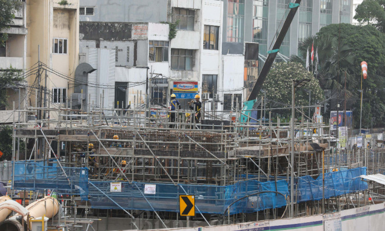 Pembangunan Stasiun MRT Glodok dan Kota Telah Mencapai 73,32%