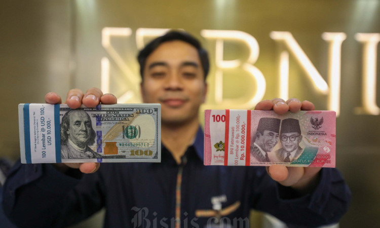 Rupiah Dibuka Melemah 0,02% ke Rp16.312 Per Dolar AS