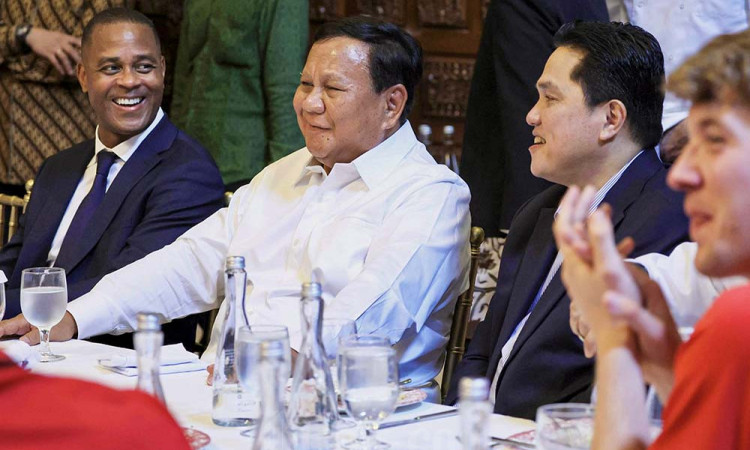 Presiden Prabowo Gelar Jamuan Makan Siang Bersama Timnas Indonesia