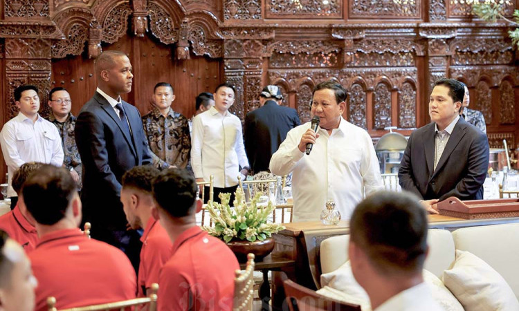 Presiden Prabowo Gelar Jamuan Makan Siang Bersama Timnas Indonesia