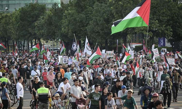 Aksi Solidaritas Untuk Gerakan Global March to Gaza
