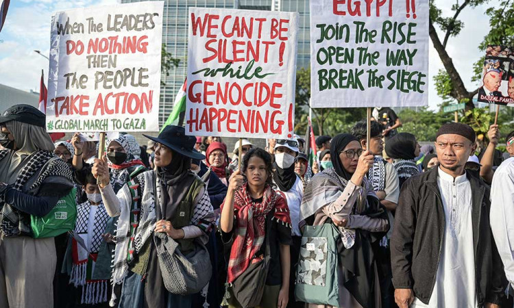Aksi Solidaritas Untuk Gerakan Global March to Gaza