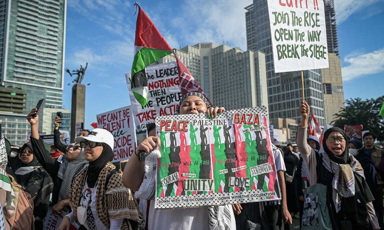 Aksi Solidaritas Untuk Gerakan Global March to Gaza