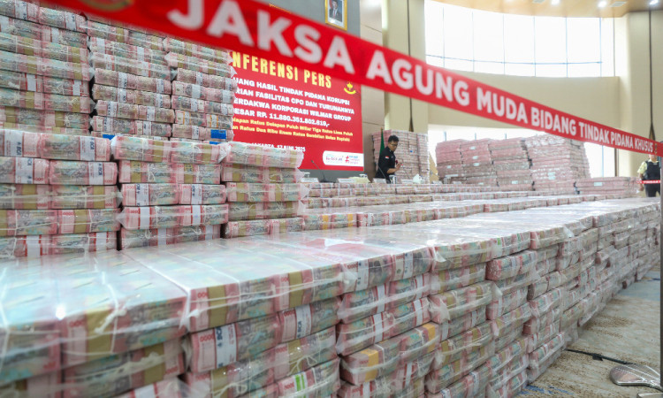 Kejagung Sita Uang Tunai Sebesar Rp11,8 triliun Dalam Perkara Korupsi Pemberian Fasilitas Ekspor CPO