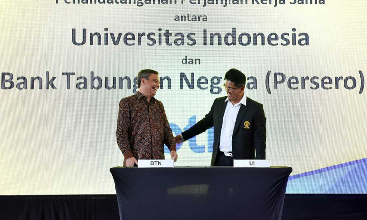 BTN dan UI Jalin Kerja Sama Penyediaan Layanan Perbankan