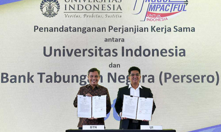 BTN dan UI Jalin Kerja Sama Penyediaan Layanan Perbankan