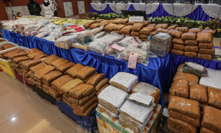 BNN Sita 683,9 Kg Narkotika dan TPPU Rp26,18 Miliar