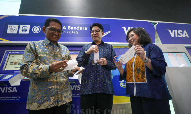 Peluncuran Sistem Pembayaran Nirsentuh Visa Untuk Layanan Kereta Bandara