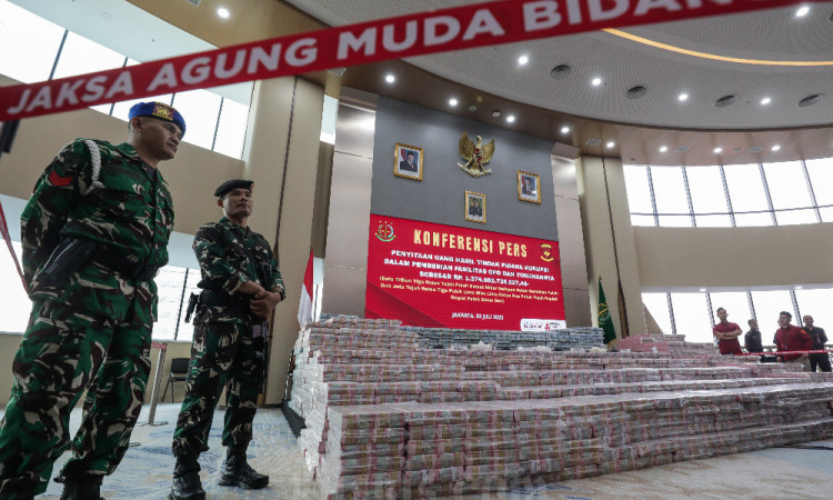 Kejagung Sita Uang Sebesar Rp1,3 Triliun Terkait Kasus Koroupsi Pemberian Fasilitas Ekspor CPO