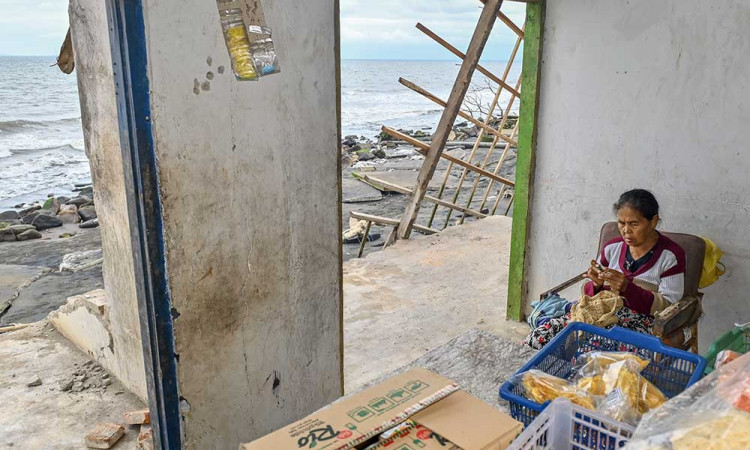 Sejumlah Rumah Warga di Jembrana Bali Rusak Akibat Abrasi