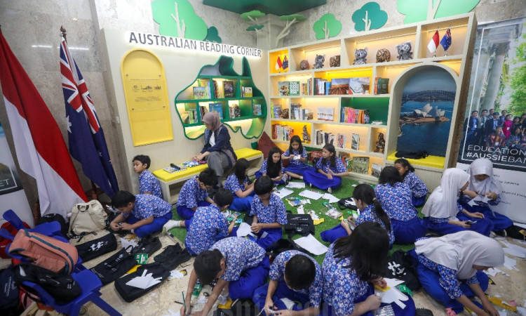 Peresmian Australia Reading Corner di Perpustakaan Masjid Istiqlal