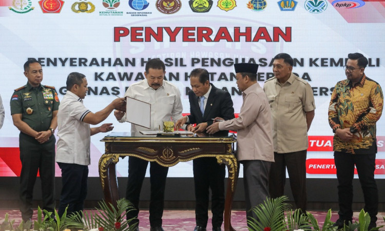 Penyerahan Lahan Hasil Penguasaan Kembali