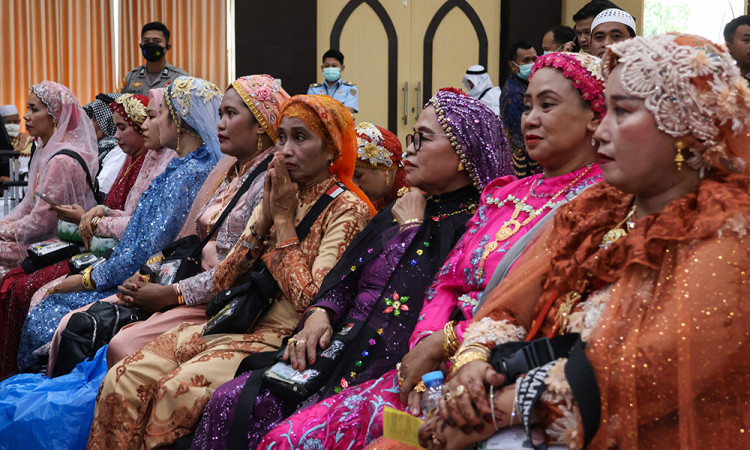 Kedatangan Jamaah Haji Kloter Terakhir Debarkasi Makassar