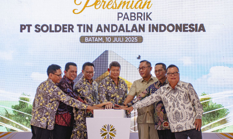 Peresmian Pabrik Hilirisasi Timah di Batam