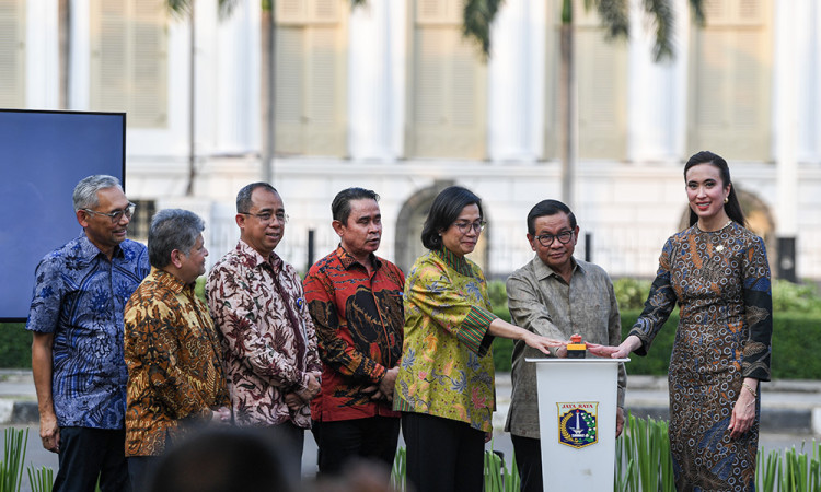Pencanangan Penataan dan Integrasi Lapangan Banteng - Gedung AA Maramis