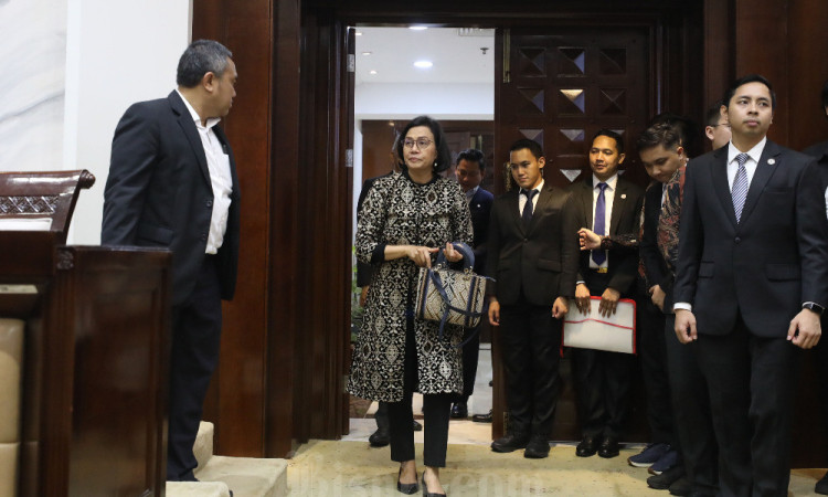 Sri Mulyani Bahas Anggaran Pagu indikatif Kementerian Keuangan Saat Raker Dengan DPR