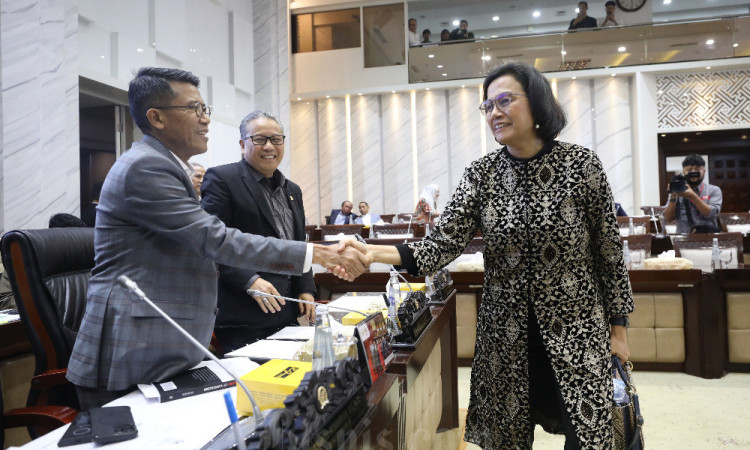 Sri Mulyani Bahas Anggaran Pagu indikatif Kementerian Keuangan Saat Raker Dengan DPR