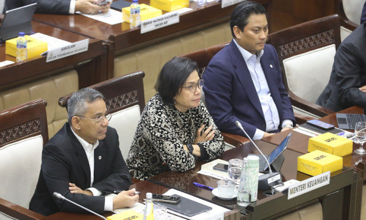 Sri Mulyani Bahas Anggaran Pagu indikatif Kementerian Keuangan Saat Raker Dengan DPR