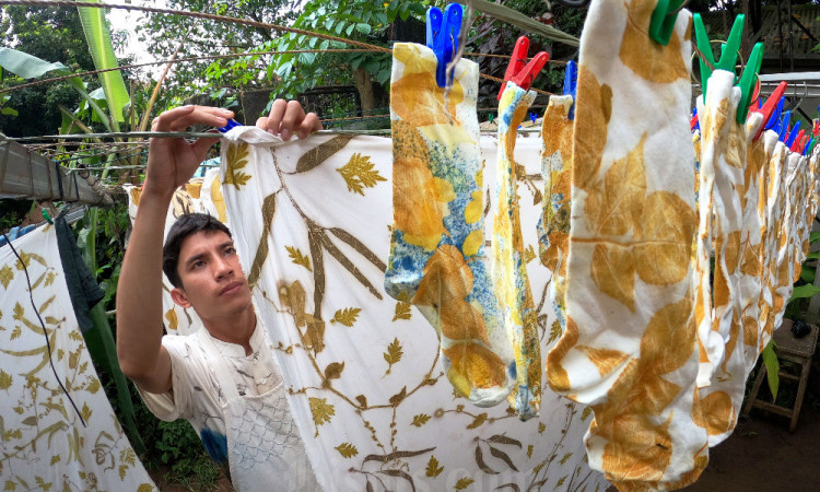 Kain Ecoprint Mulai Diminati Pasar Nasional Hingga Mancanegara