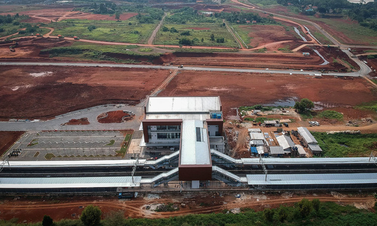 Proyek Pembangunan Stasiun Jatake Telah Mencapai 92,78%