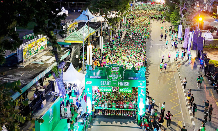 Ribuan Peserta Ikuti Road to MILO ACTIV Indonesia Race 2025 di Medan