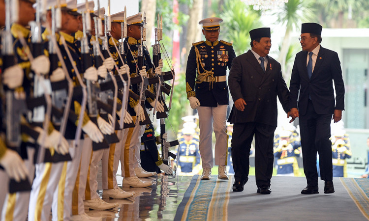 Presiden Prabowo Menerima Kunjungan PM Malaysia