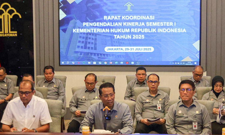 Capaian Kinerja Kementerian Hukum Triwulan Kedua 2025