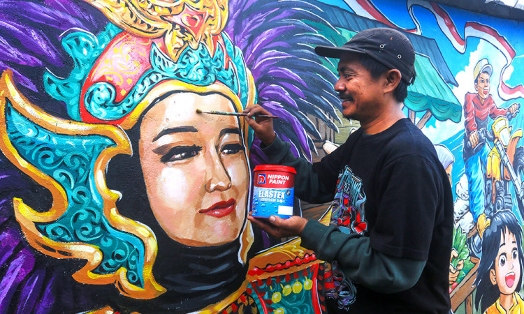Nippon Paint Mewarnai Kembali Nepal Van Java, Mendukung Komunitas Wisata di Lereng Gunung Sumbing