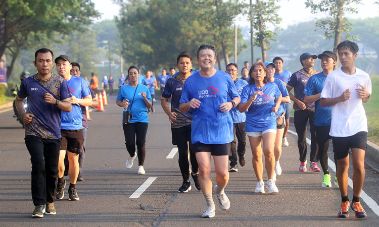 UOB Indonesia menggelar UOB Heartbeat Run 2025
