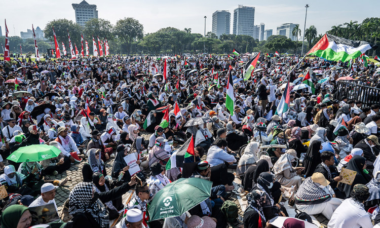 Aksi Akbar Bela Palestina Di Jakarta