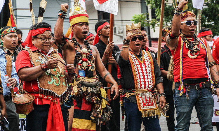 Unjuk Rasa Tolak Transmigrasi di Kalimantan Tengah