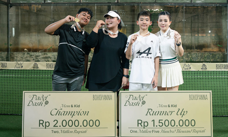 Local Brand BOHOPANNA Gelar Padel Dash, Pertama di Indonesia Turnamen Sportstainment untuk Ibu dan Anak