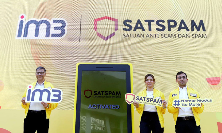 IM3 Hadirkan Fitur SATSPAM, Perlindungan otomatis berbasis AI untuk Penipuan Digital