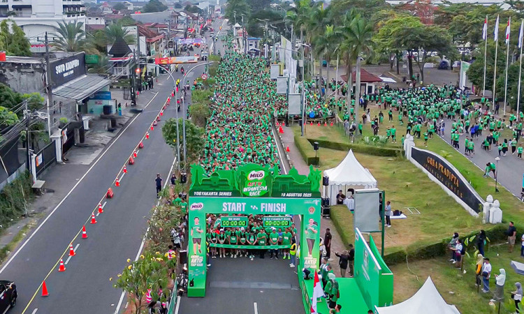 Ribuan Peserta Ikuti Road to MILO ACTIV Indonesia Race 2025 di Yogyakarta