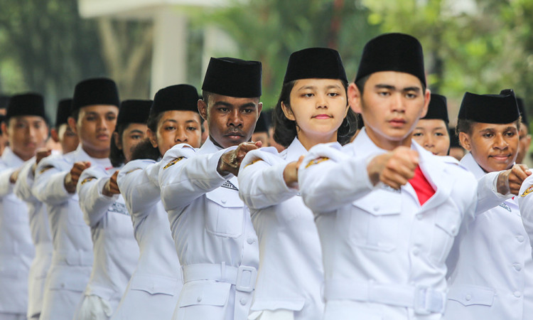 Latihan Gabungan Terakhir Paskibraka Nasional 2025
