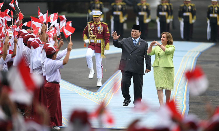 Presiden Prabowo Menerima Kunjungan Presiden Republik Peru