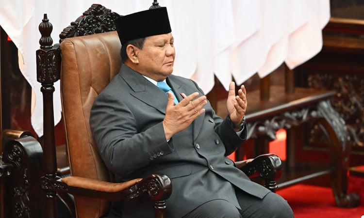 Presiden Prabowo Mengikuti Sidang Tahunan MPR RI