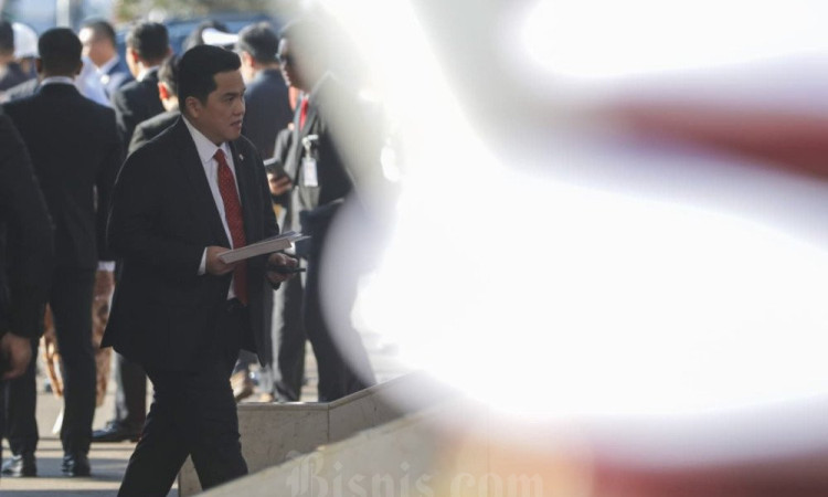 Menteri Kabinet Merah Putih Hadiri Sidang Tahunan MPR RI